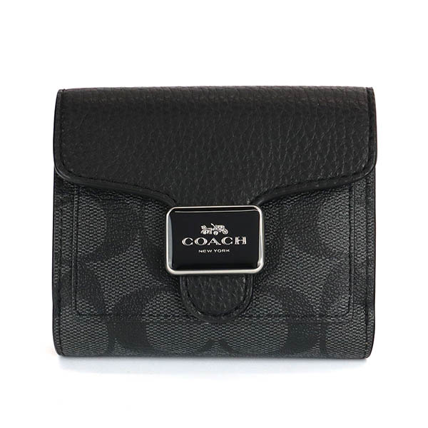 COACH（コーチ） 二つ折り財布 レディース シグネチャー ロゴ