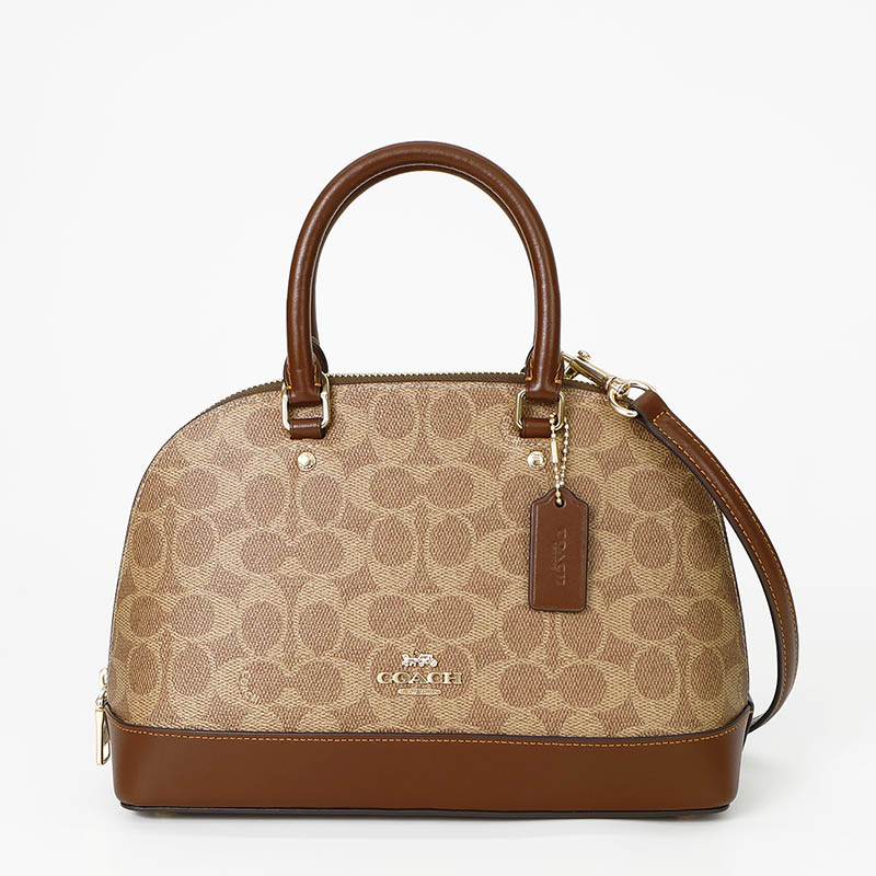 COACH（コーチ） ショルダーバッグ シグネチャー ミニボストン