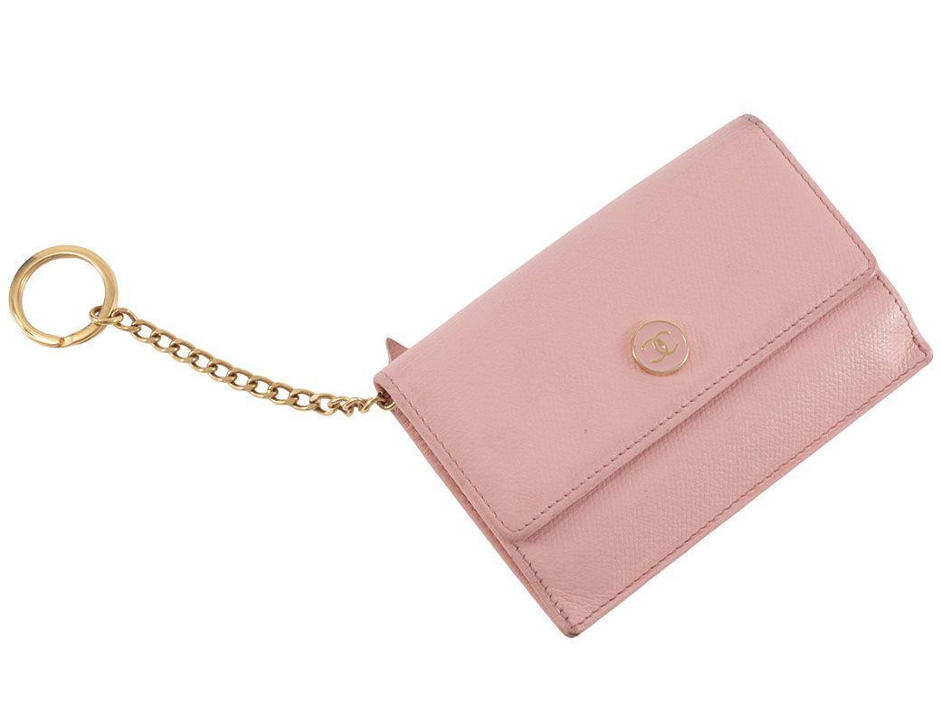 CHANEL（シャネル） ココボタン キーリング付き コインケース 小銭入れ
