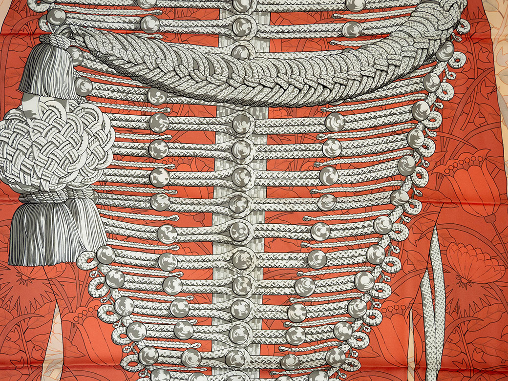 HERMES（エルメス） スカーフ カレ90 ダブルフェイス ブランデンブルク