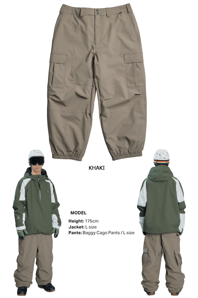 ROME SDS 24-25 ROME/ローム BAGGY CARGO pant メンズ レディース 防水