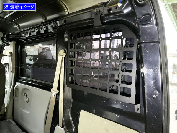 エブリイバン DA17V ステンレス サイド ストレージ 吊り下げ 収納