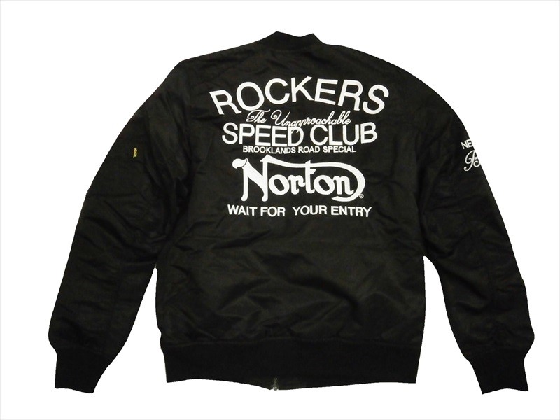 ノートン（NORTON） ma-1フライトジャケット 173N1701 刺繍ロゴ 裏ボア