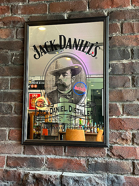 ビッグサイズ パブミラー （ジャック・ダニエル/ポートレイト