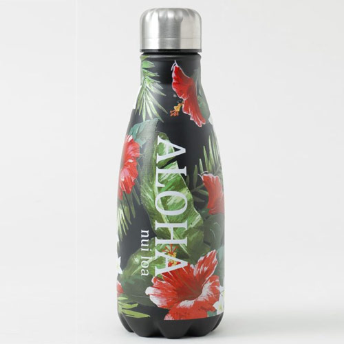 Kahiko（カヒコ） 水筒 400ml おしゃれ マイボトル ハワイフラワー