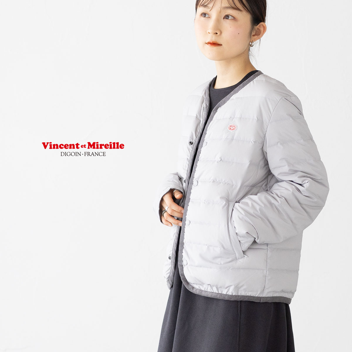 VINCENT ET MIREILLE（ヴァンソン エ ミレイユ） ステッチレス ダウン