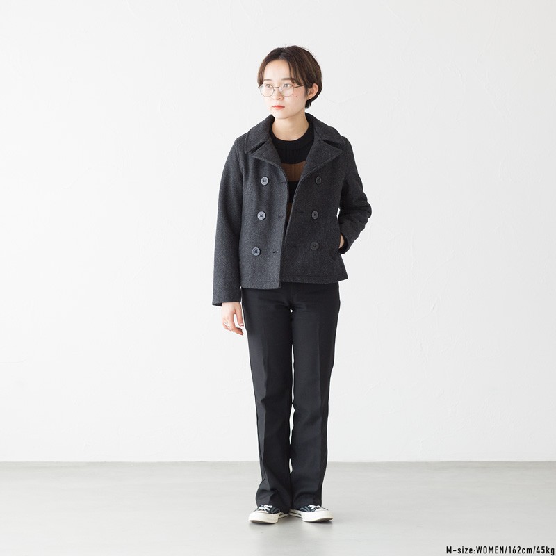 フィデリティ レディース ショート ピーコート アメリカ製 : ココチヤ