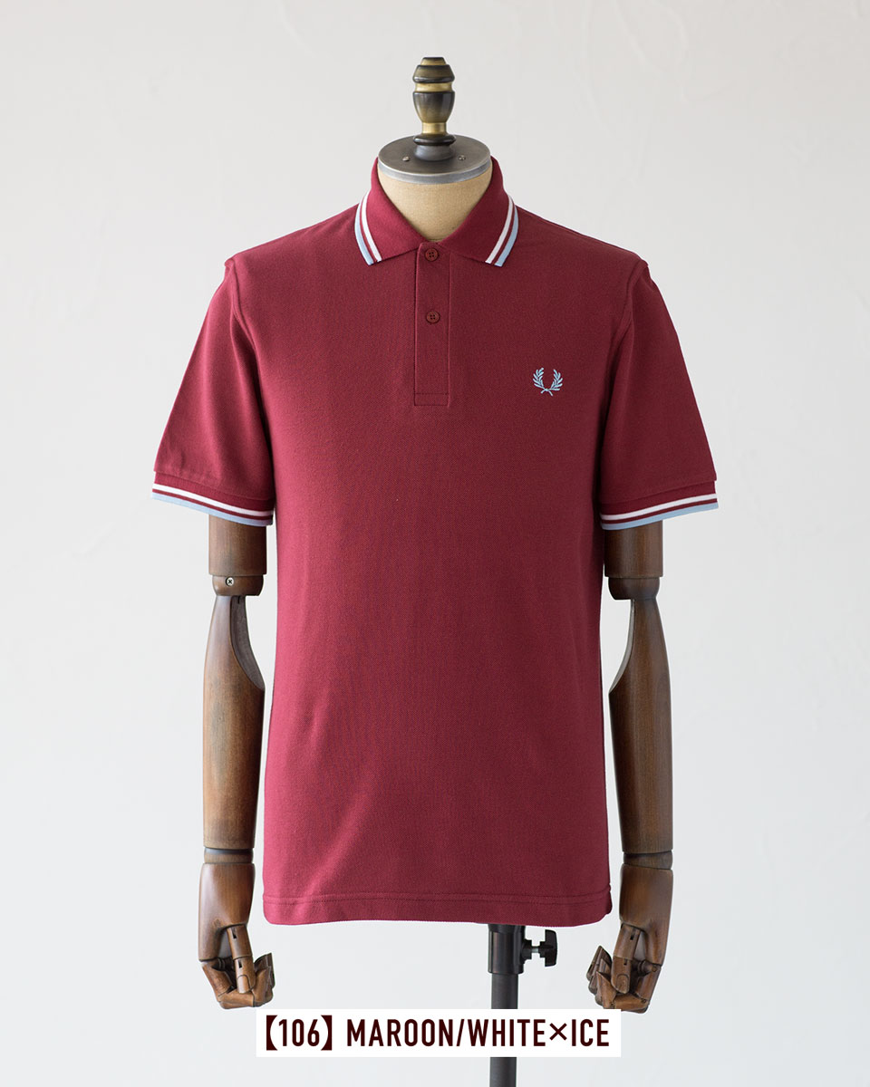 FRED PERRY（フレッドペリー） ポロシャツ M12 英国製 ティップライン