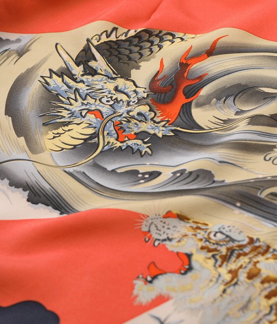 SUN SURF サンサーフ アロハシャツ SS39062 DRAGON ＆ TIGER