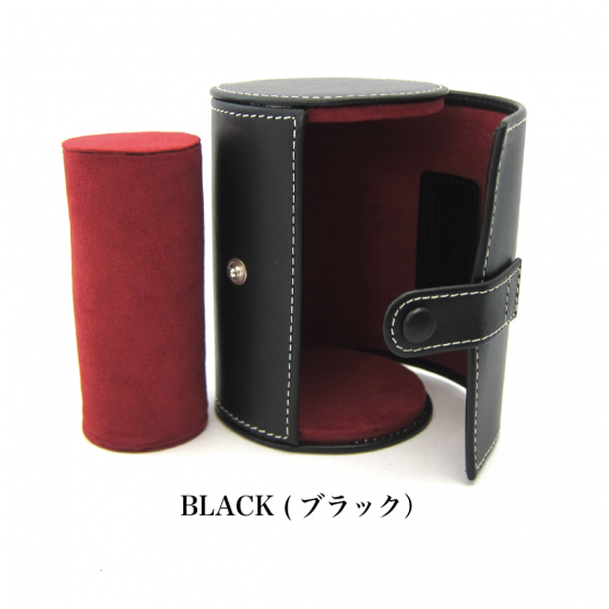 ネクタイケース 本革 レザー くるくる 旅行用 イタリアンレザー