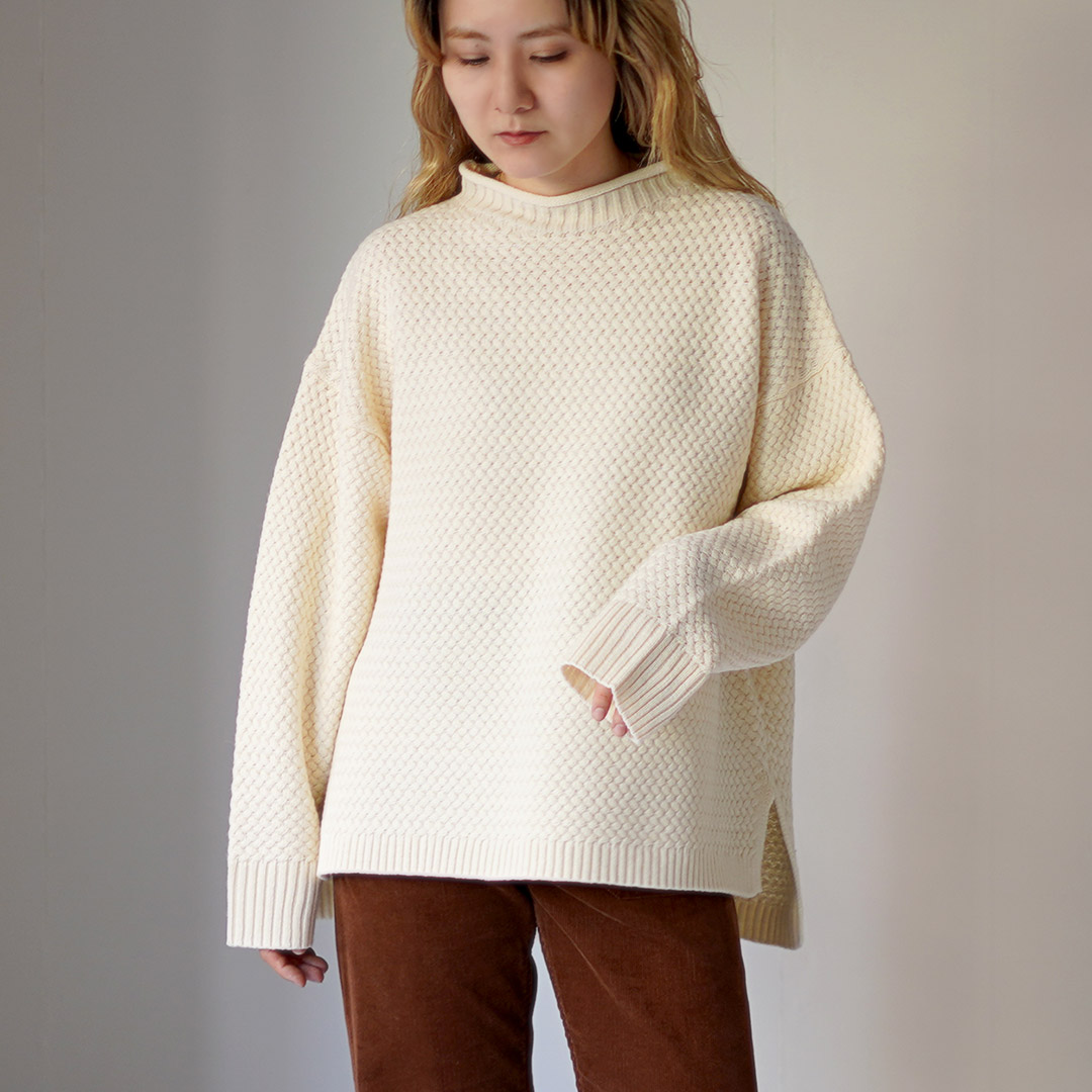 MidiUmi（ミディウミ） エントレラック ワイドプルオーバー