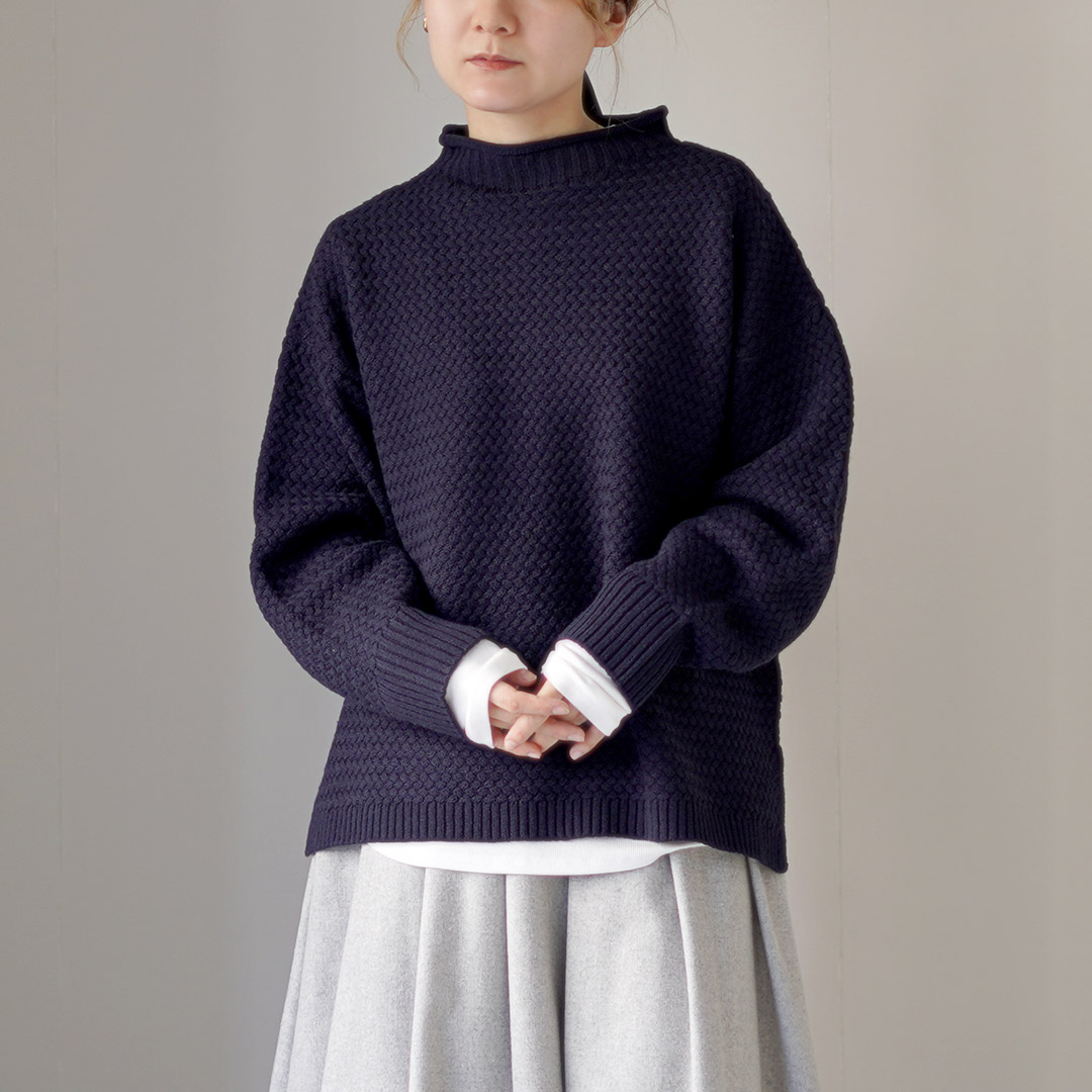 MidiUmi（ミディウミ） エントレラック ワイドプルオーバー