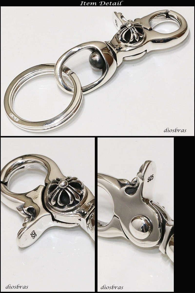 クロス シルバーキーチェーン シルバーアクセサリー メンズ