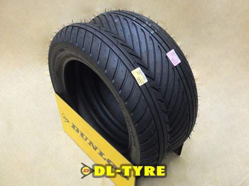 DUNLOP（ダンロップ） [前後セット] レイン S-RAIN 100/90-12 130/70