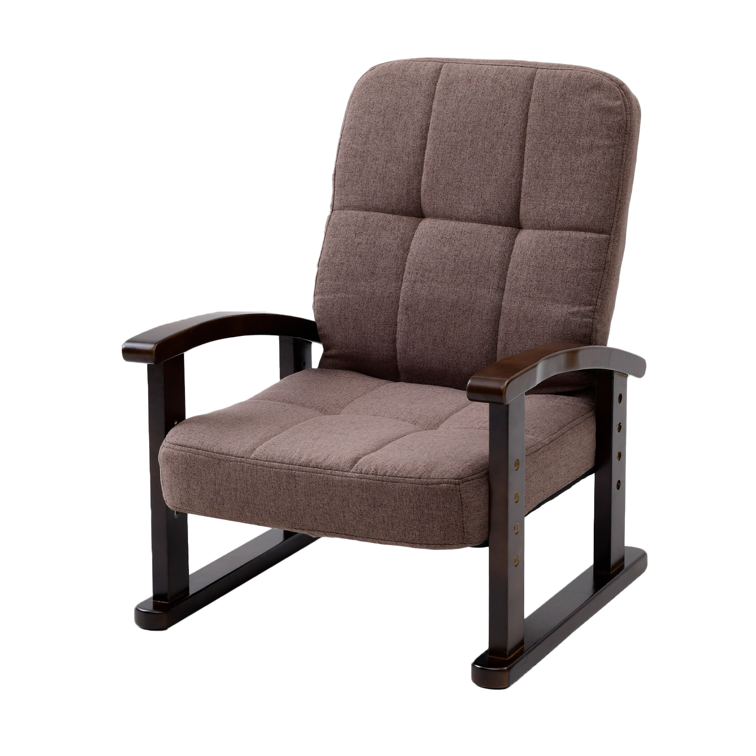 山善（YAMAZEN） 座椅子 組立不要 幅52.5 奥行48.5-66 高さ60-74.5cm