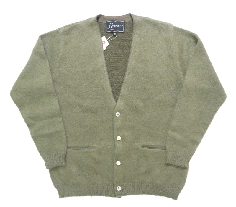 Pherrow's（フェローズ） ポケット付きモヘアカーディガン 25W-PMSC1