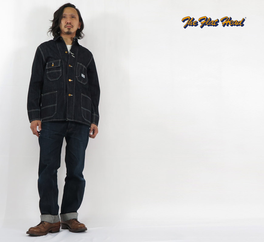 The Flat Head（フラッドヘッド） フラットヘッド 長袖 10oz デニム
