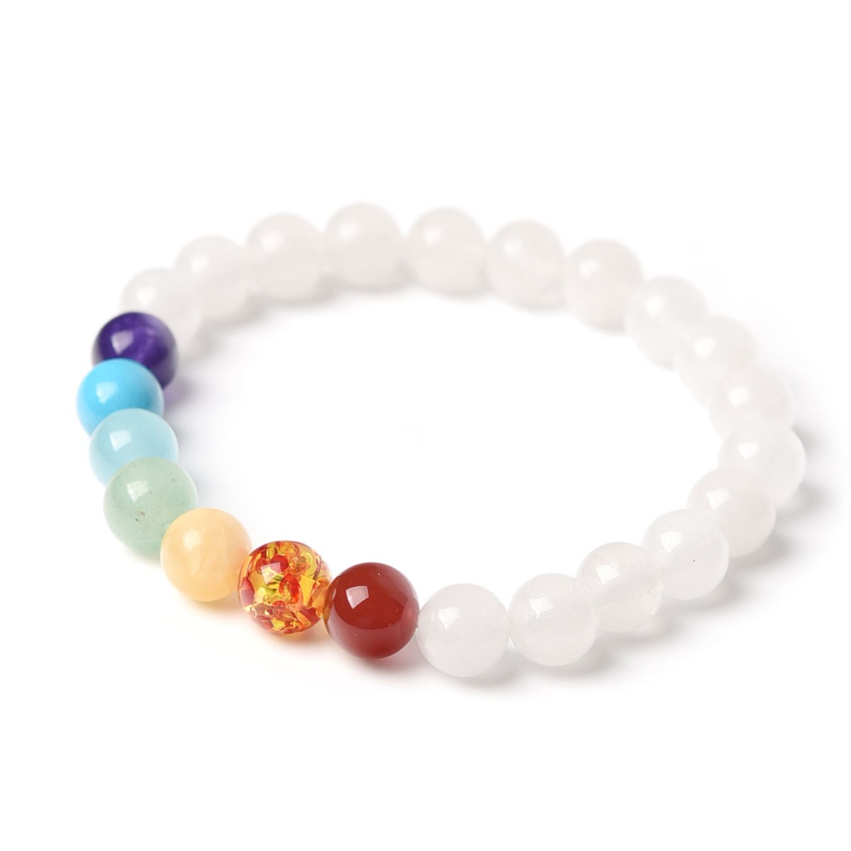 EsuonHappiness 厄除け 七色 ブレスレット 開運 グッズ 小物 お守り