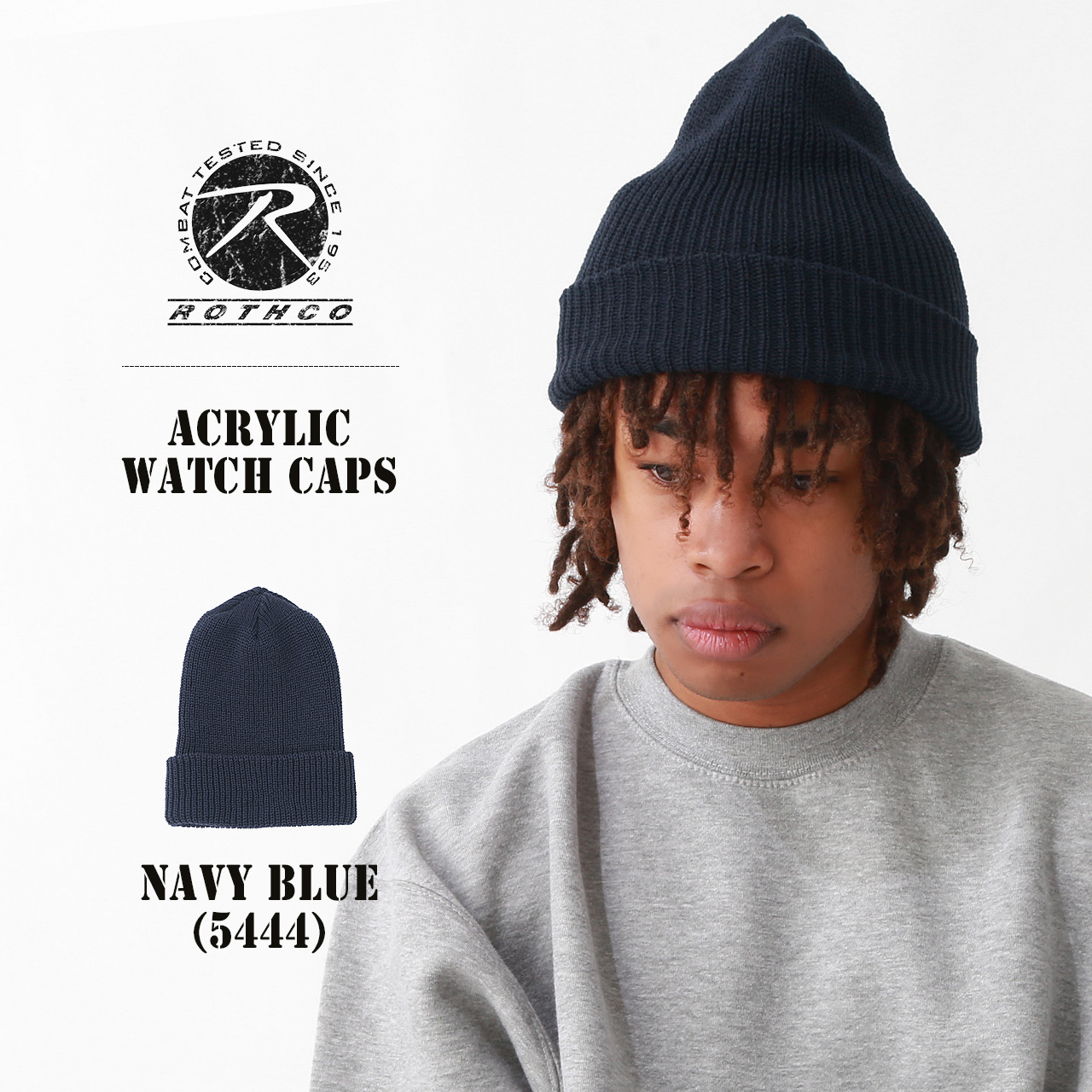 ROTHCO（ロスコ） ニットキャップ 無地 ニット帽 ビーニー 5464 5454