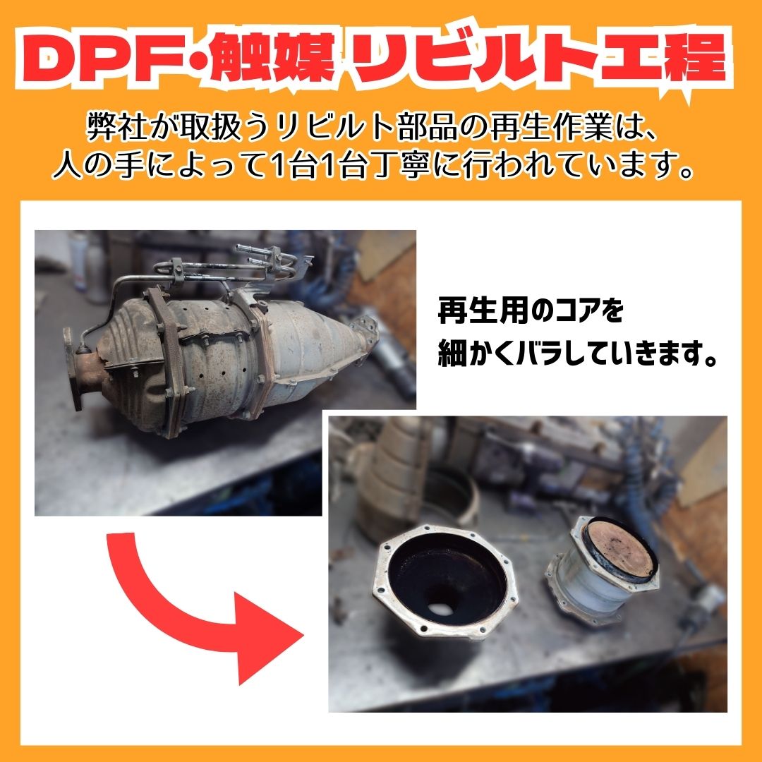 ムーヴ LA100S DPF リビルト 25051-B2060 ダイハツ 保証付 触媒