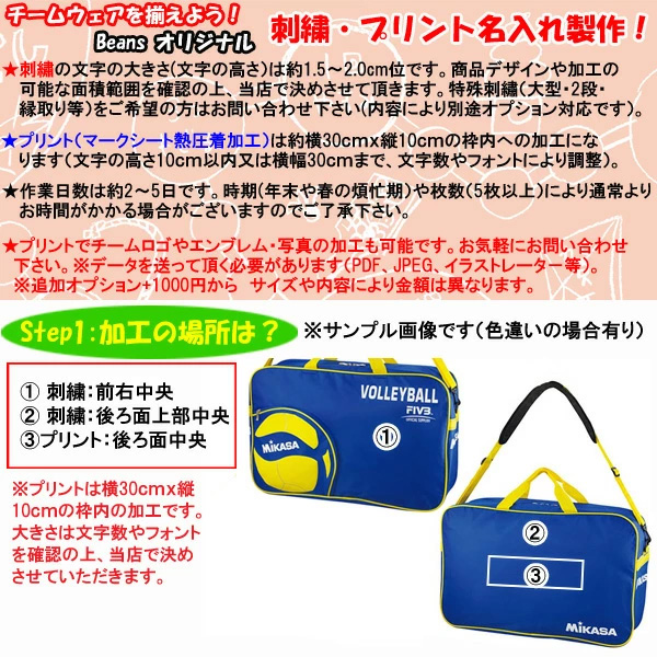 MIKASA（ミカサ） ネーム刺繍！ミカサ バレーボール ボールバッグ