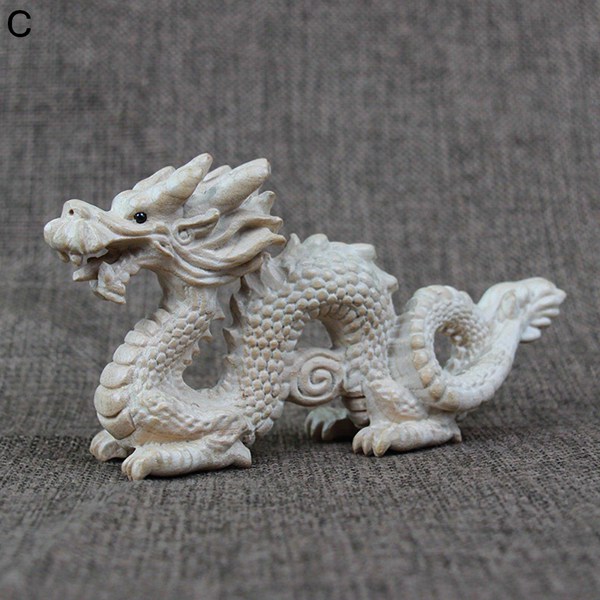 木彫り龍 置物 風水 龍の置物 龍神 木彫り 干支辰グッズ 金運上がる