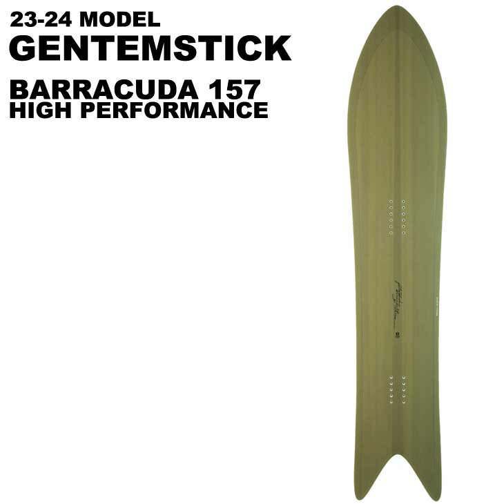 23-24 GENTEMSTICK ゲンテンスティック スノーボード BARRACUDA HIGH
