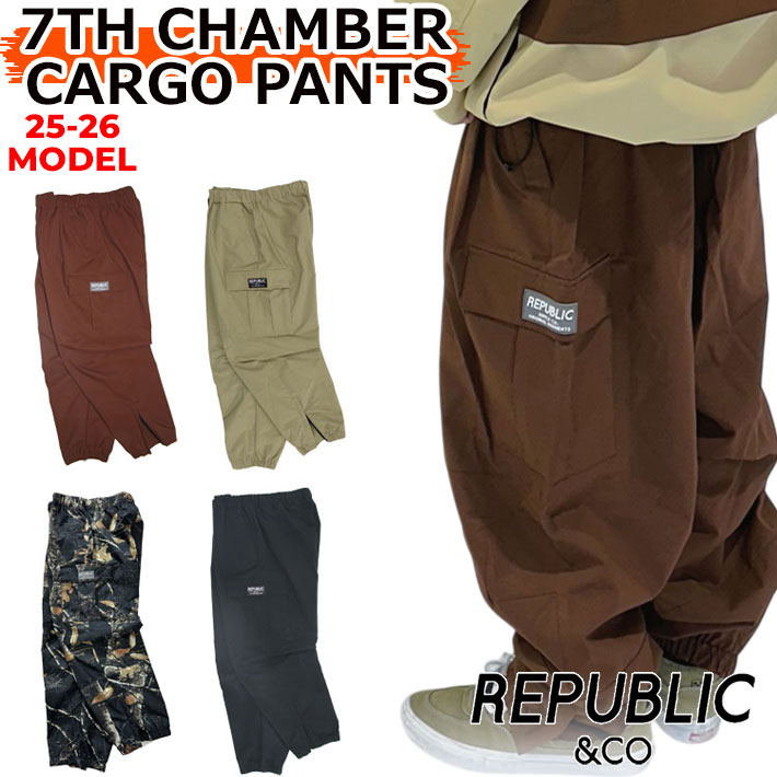 25-26 REPUBLIC & CO ウェア リパブリック 7TH CHAMBER CARGO PANTS