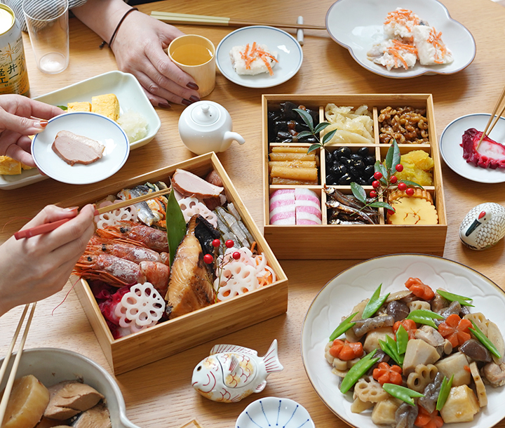 公長齋小菅 6.5寸 二段重箱 京都 お重 ランチボックス 竹製 公長斎