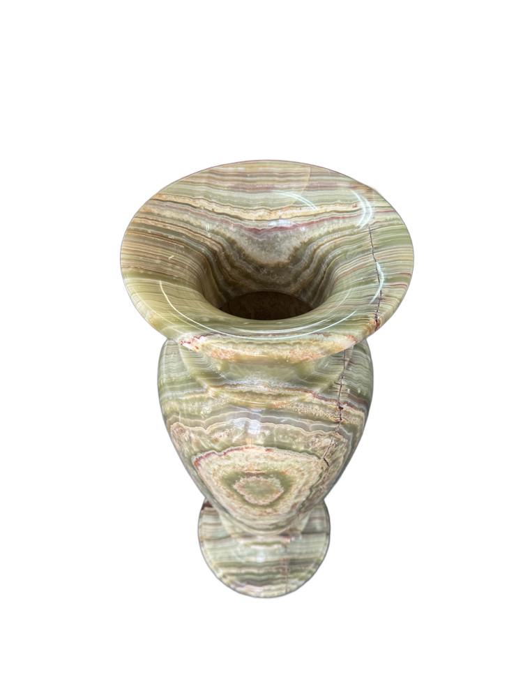 オニックス 花瓶 B オニキス インテリア 飾り 壺 天然石