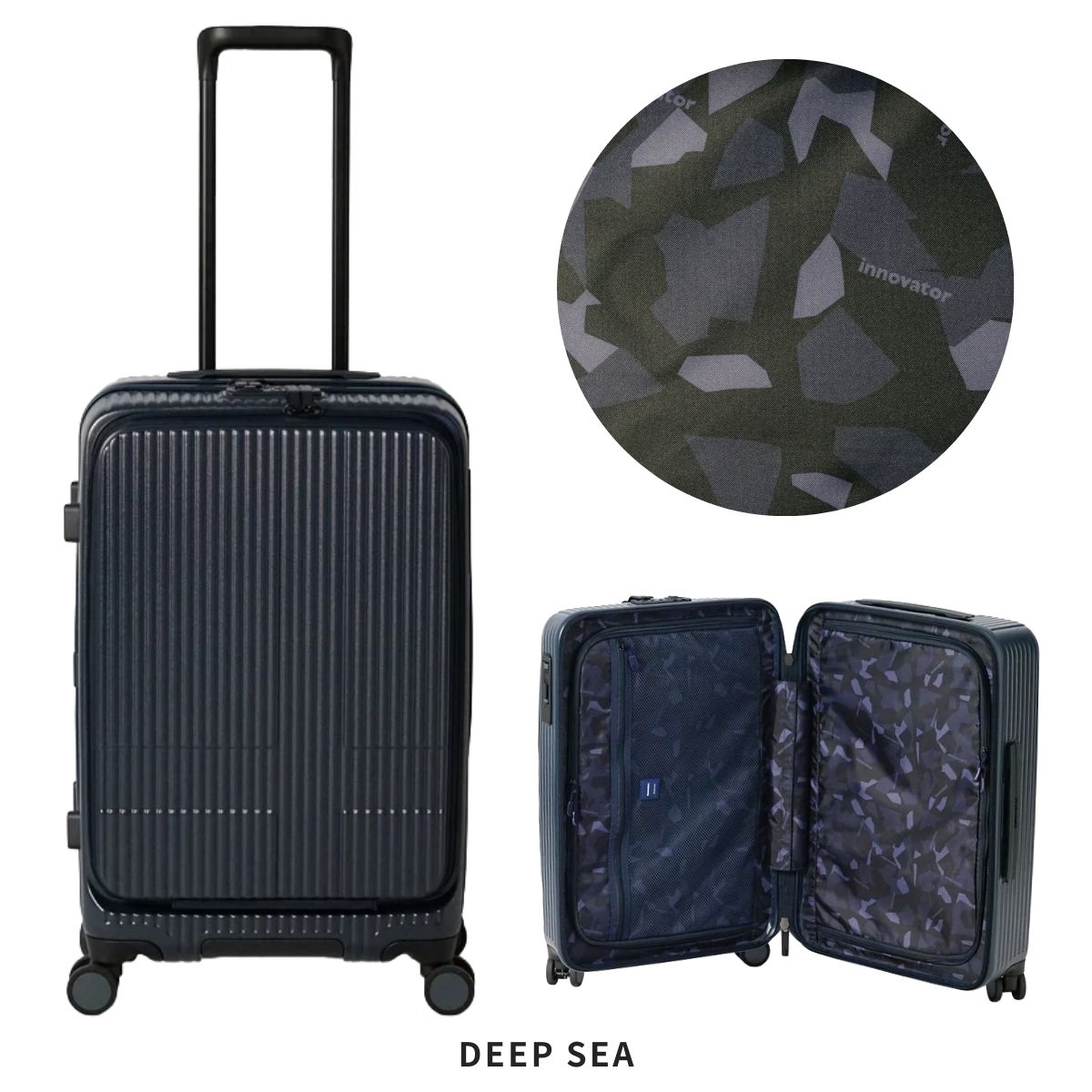 innovator（イノベーター） 正規取扱店 2年保証 スーツケース 55L 3泊
