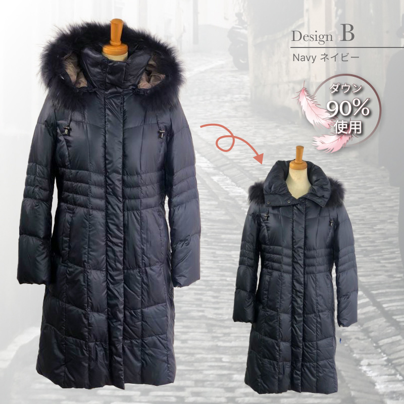 ダウンコートレディース アウター ダウンジャケット ダウン90
