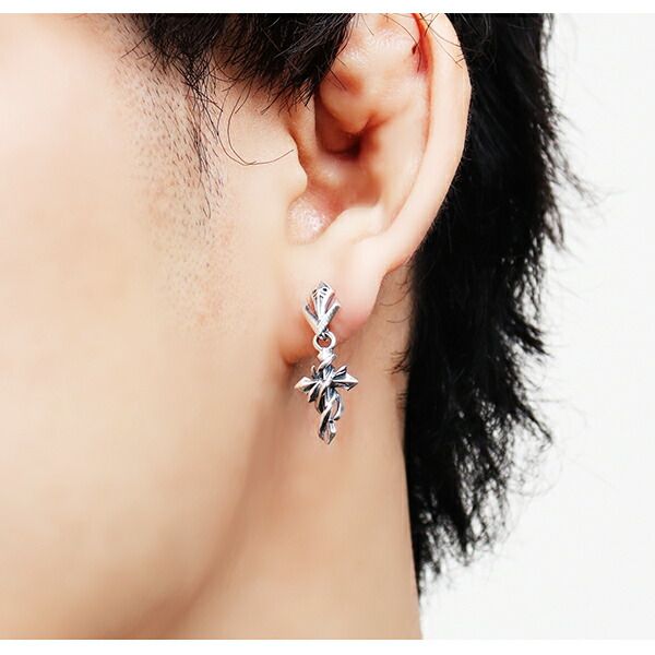 M'S COLLECTION（エムズコレクション） クロス ツタ チャーム シルバー