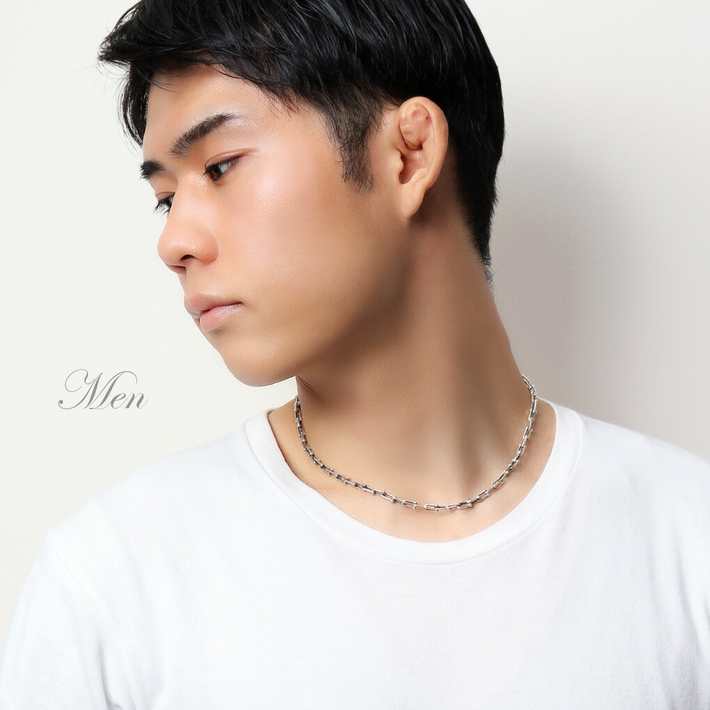 シルバー925 リンクチェーン ネックレス チェーン シルバー 45cm 50cm