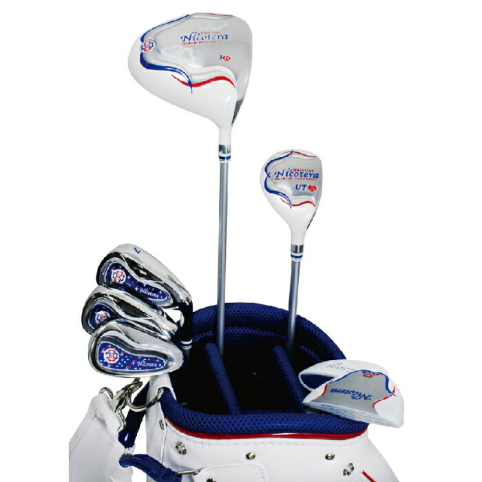 Nicotera ニコテラ NTCS-5753 レディース ゴルフセット クラブ7本(1W
