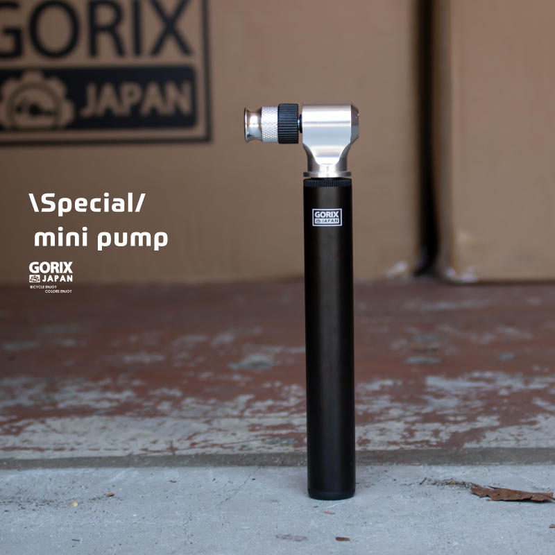 GORIX ゴリックス 自転車携帯空気入れ 高圧 ロードバイク 高圧対応
