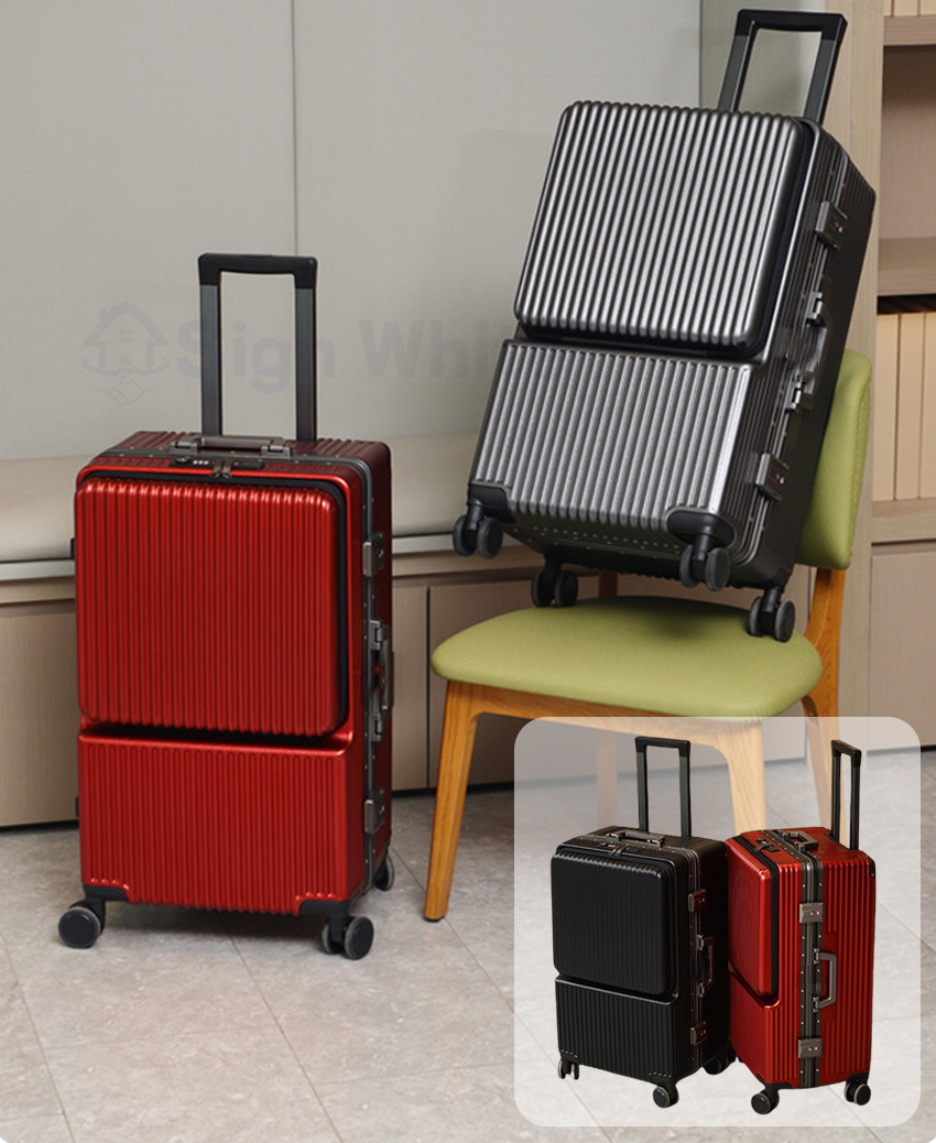 スーツケース フロントオープン 前開き 機内持ち込み キャリーケース