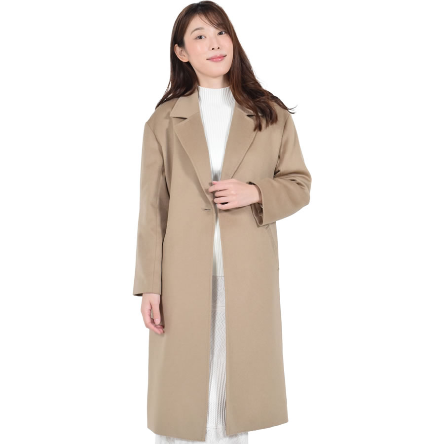 爆買 カシミヤ コート レディース カシミヤ100% ロングコート