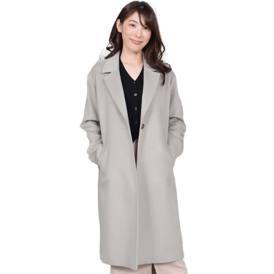 爆買 カシミヤ コート レディース カシミヤ100% ロングコート