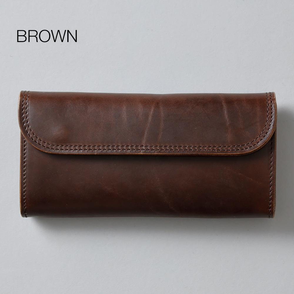 財布 メンズ 長財布 本革 レザー クロムエクセル ロングウォレット