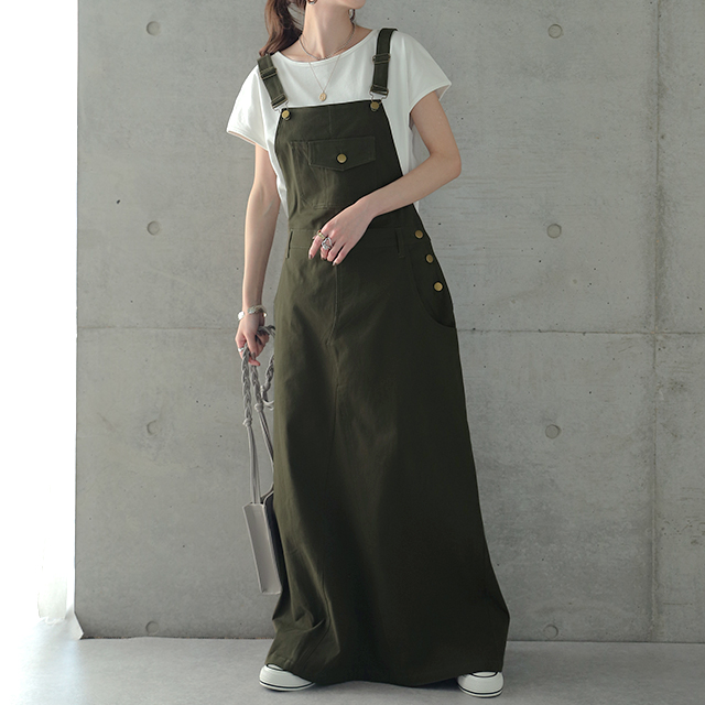 HUG.U（ハグユー） サロペット スカート レディース サロペット