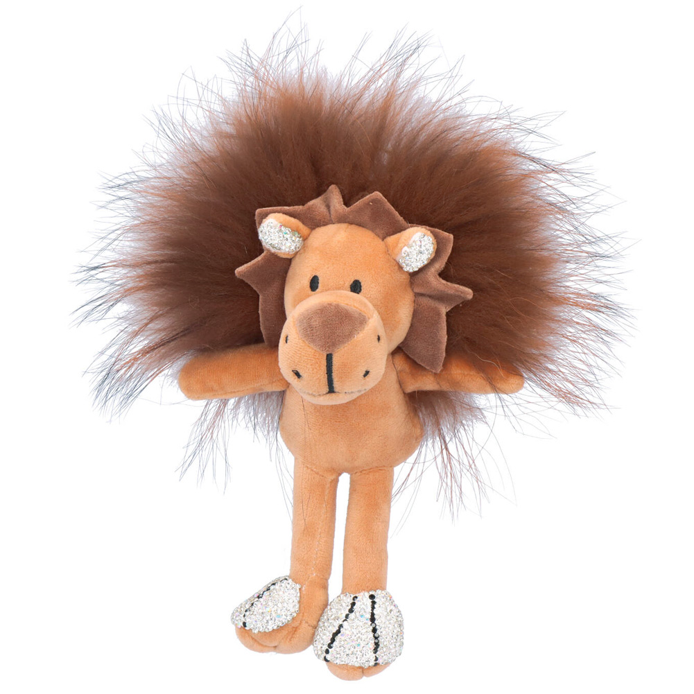 バッグチャーム アクセサリー キーホルダー ライオン ラクーン ファー