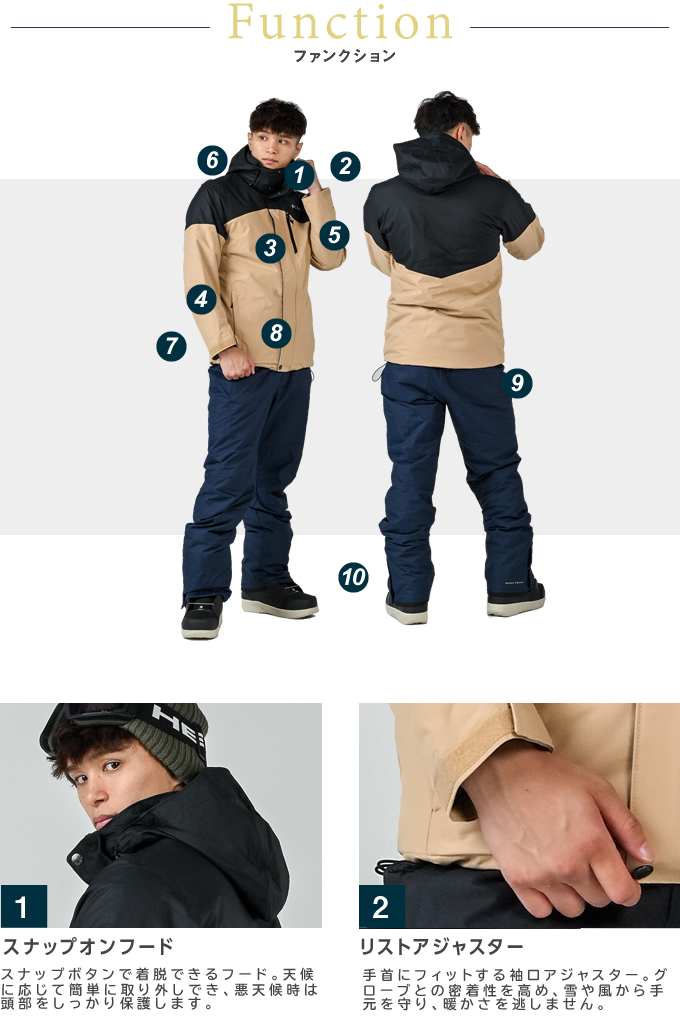 Columbia（コロンビア） スノーボードウェア 上下セット メンズ LAST