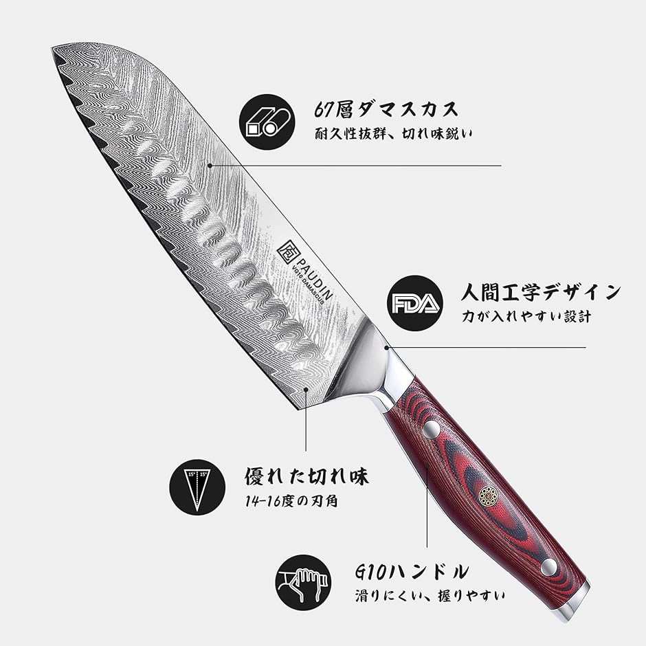 鳥羽 高級シリーズ 包丁セット 三徳包丁・パン切り包丁・果物ナイフ 3