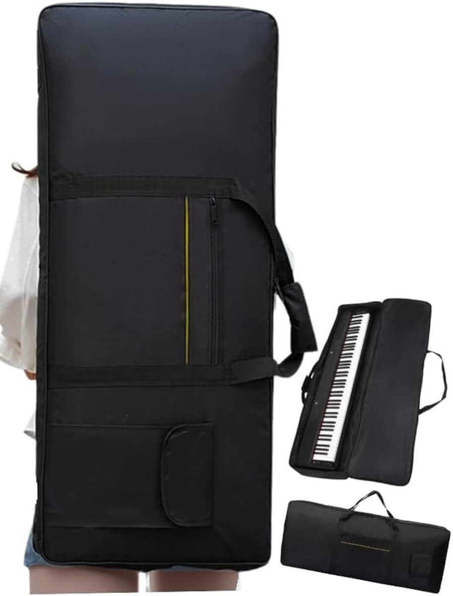 ピアノ 鞄 カバン 袋 61 鍵 ソフト 肩掛け 耐衝撃 オルガン バック