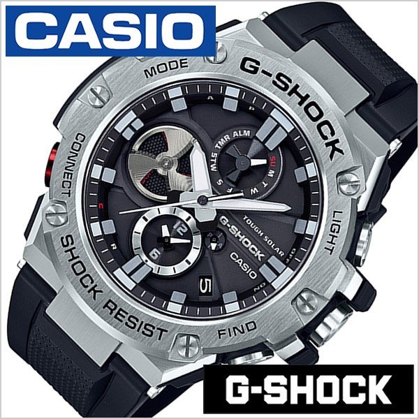 G-SHOCK 腕時計 CASIO 時計 Gショック ジースチール GST-B100-1AJF