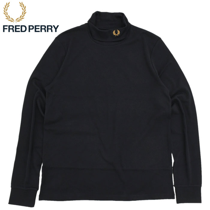 FRED PERRY（フレッドペリー） カットソー 長袖 メンズ ロール ネック