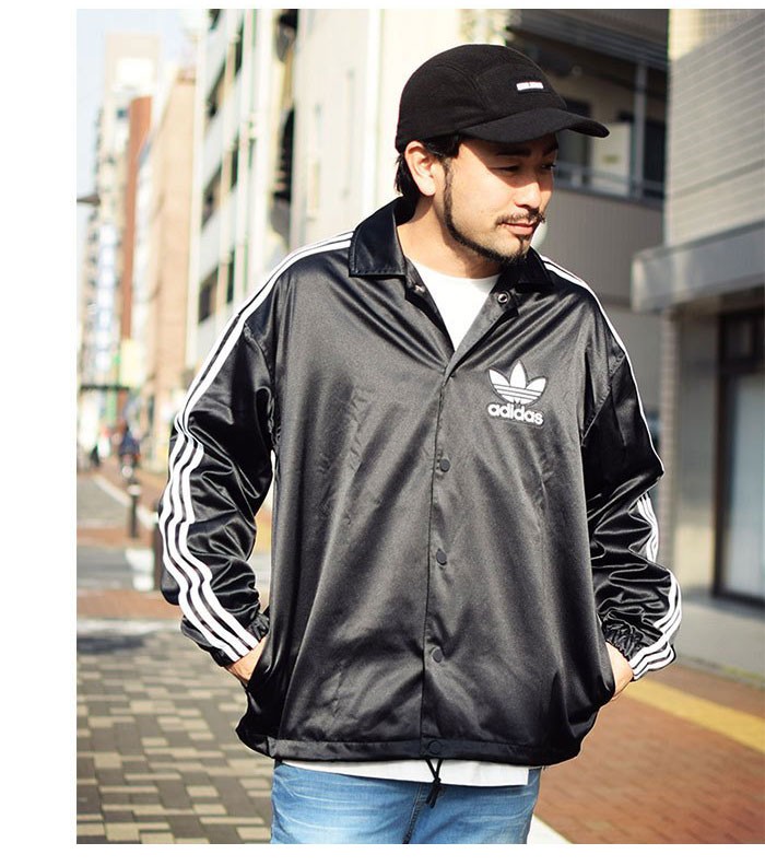 adidas Originals アディダス ジャケット メンズ サテン コーチ