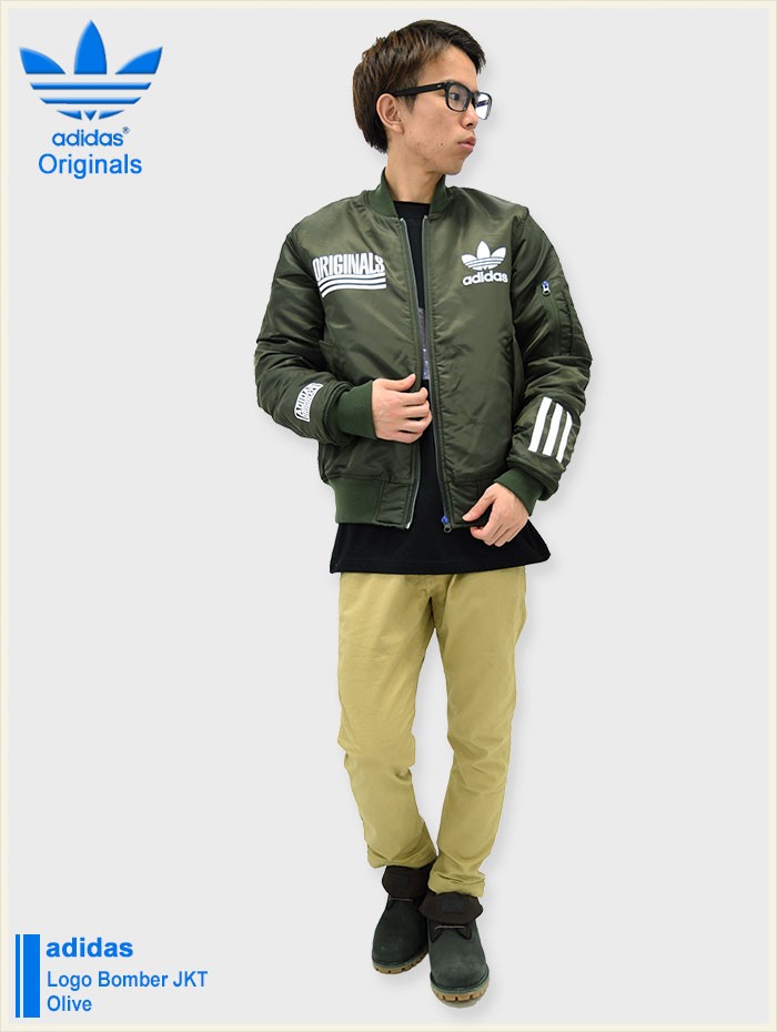 adidas Originals アディダス ジャケット メンズ ロゴ ボンバー