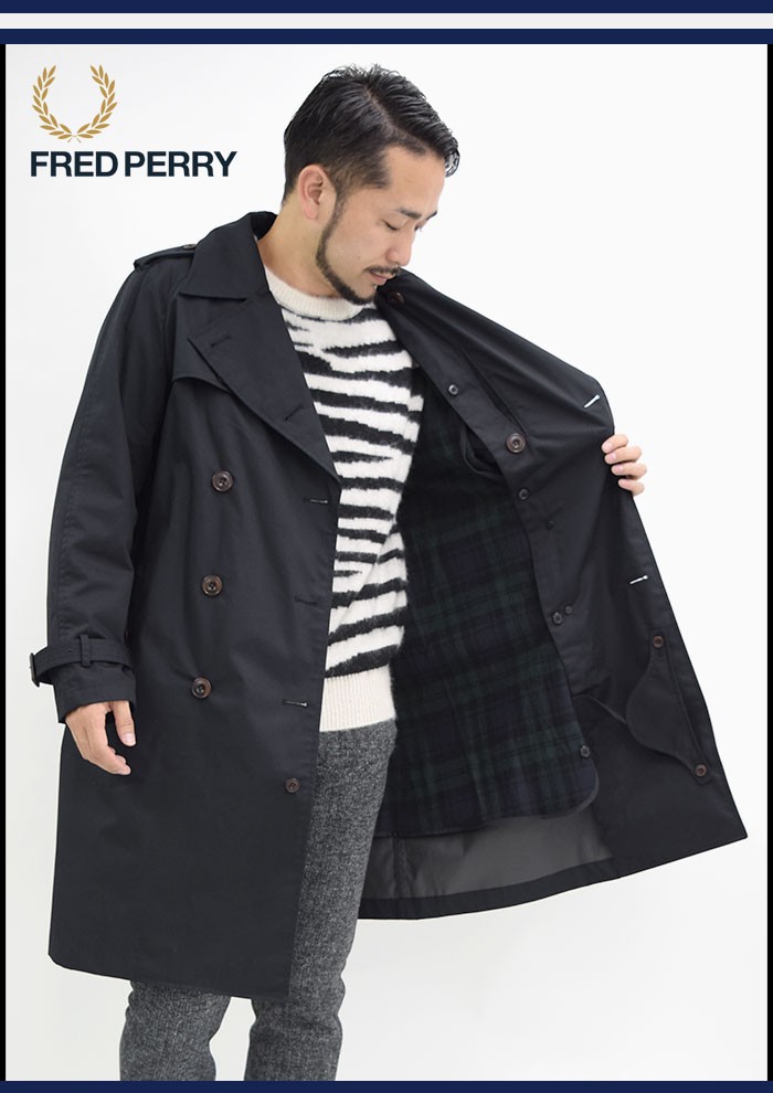 FRED PERRY（フレッドペリー） ジャケット メンズ トレンチ コート